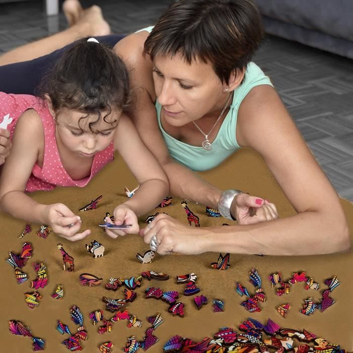 Ravensburger - Accessoire pour puzzles enfants et adultes - Chevalet à  puzzle en bois anti-glisse - Pour puzzle jusqu'au 1000 pièces bleu -  Ravensburger