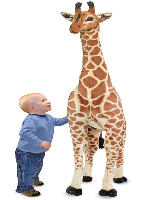 Peluche géante girafe tiga 80 cm beige Noukie's | La Redoute