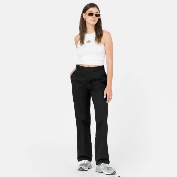 Pantalon de travail Dickies 874 Noir Femme Coupe Regular Résistant  et confortable