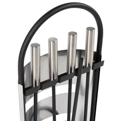 Aqbau Serviteur De Cheminée à Suspendre Au Mur 4 Pièces