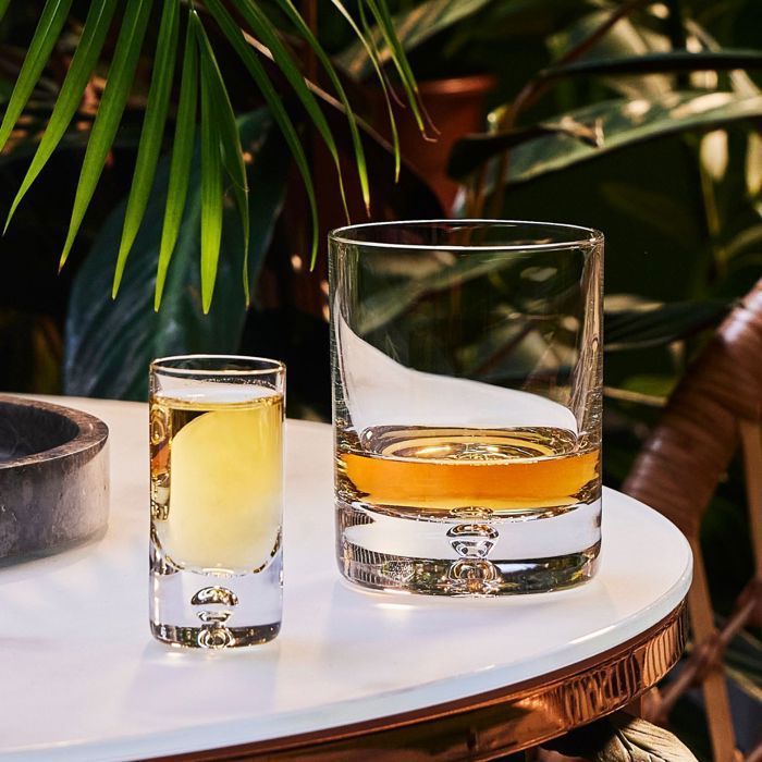 Lot De 4 Verres Highball KROSNO 320 Ml – Verres Long Drink – Verre Transparent Haute Brillance – Parfait Eau Cocktail Maison Restaurant