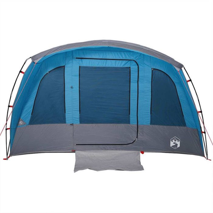 Tente De Camping Familiale TecTake 6 Personnes - Tunnel Avec Auvent - 480x350x195 Cm - Idéale Randonnée