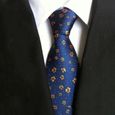 CRAVATE Homme - Cravate fleurie à fleurs de mode décontractée style 3 - bleu NS™-0