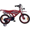 Vélo 16'' motobike - LUC1 - cadre acier - rouge - mixte-0