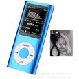 Lecteur MP3 player écran LCD numérique Enregistrement de la voix Lecteur FM - Bleu-0