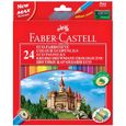 Faber-Castell - Crayons - 24 couleurs Import Ro…-0