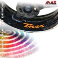4 Stickers de Jantes TMAX - ORANGE - pour T-MAX 500 530 Sticker Autocollant Adhésif liseret-0