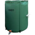 Réservoir récupérateur eaux de pluie - OXEO - 300L - PVC armé souple - Blanc-0