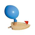 Bateau ballon - VILAC - Bleu - 14x6x6cm - A partir de 4 ans - Enfant - Multicolore - Mixte-0