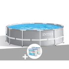 Kit piscine tubulaire Intex Prism Frame ronde 3,66 x 1,22 m + 6 cartouches de filtration