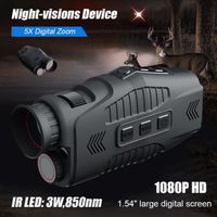 5xR11 jumelles vision nocturne portable-Infrarouge de 300m-Enregistrement Numérique-7 luminosités-Zoom numérique 5X