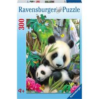 Puzzle 300 pièces XXL Charmants pandas Ravensburger - Puzzle Enfant 300 pièces - Dès 9 ans