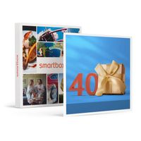 SMARTBOX - Coffret Cadeau - JOYEUX ANNIVERSAIRE ! POUR HOMME 40 ANS - 6831 escapades, repas, séances de bien-être et aventures sport