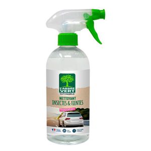 NETTOYANT VITRES Nettoyant insectes & fientes, L’Arbre Vert Automobile, sans rinçage, fabriqué en France, 500ml