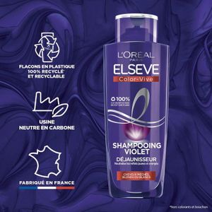 SHAMPOING Shampooing Violet Déjaunisseur - Pour Cheveux Blon