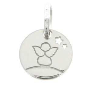Pendentif Médaille Miraculeuse Gravée - Argent Massif 925/000 - Petugons Neuf Avec étiquettes