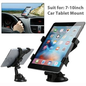 Porte-tablette de voiture, MEMTEQ Tableau de bord de pare-brise Support De  Voiture, 360 degrés rotatif réglable Support iPad pour iPad Mini, iPad Air,  GPS, 7 - 10,5 pouces Comprimés