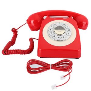 KIT BLUETOOTH TÉLÉPHONE XUY Téléphone À Cadran Antique Vintage Rétro Avec 