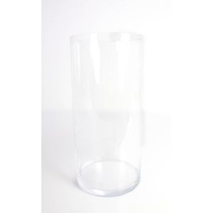 Cylindre Vase /à Fleurs 25cm INNA-Glas Lot 3 x Lanterne Roman Bougeoir en Verre /Ø10cm Rond Transparent