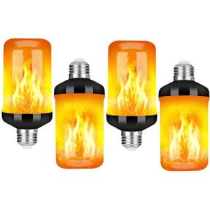 Ampoule de Flamme E27 9W LED Ampoule Effet Flamme, 4 couleurs de flamme  d'éclairage, Capteur de Gravité Ampoule à Flamme pour Décoration de Noël  Intérieure/Extérieure/Bar/Fête (Bleu) : : Luminaires et Éclairage