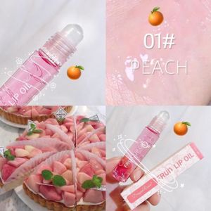 GLOSS 01 peach-Gloss À Lèvres Longue Durée, Huile De Pêc