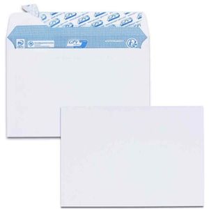 Enveloppe blanche format Raja DL - 110 x 220 mm sans fenêtre - Fermeture  auto-adhésive - Papier vélin 90 g/m² pas cher