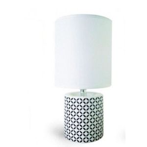 LAMPE A POSER Lampe à poser Noire et Blanche  / Moderne / Design