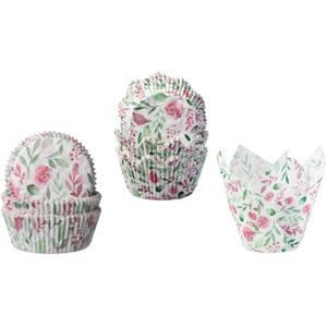Tanshtechy Caissettes Cupcake，250 PCS Tasses de papier de cuisson de tulipe 5 couleurs Cupcakes Moulle de Cuisson 