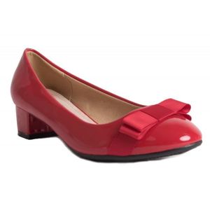 ballerines rouges vernies