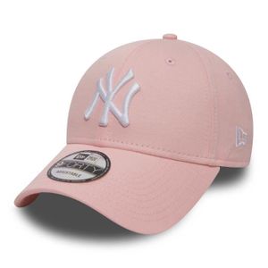 casquette ny rose pale