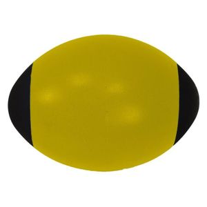 BALLON DE RUGBY Ballon de rugby mousse haute densité Sporti France - jaune/noir - TU