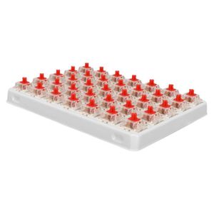 CLAVIER D'ORDINATEUR Tbest Red Switch, 35 Pieces Mechanical Keyboard Sw
