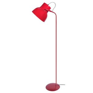 LAMPADAIRE TOSEL Lampadaire liseuse 1 lumières - luminaire intérieur - acier rouge - Style inspiration nordique - H150cm L29cm P29cm