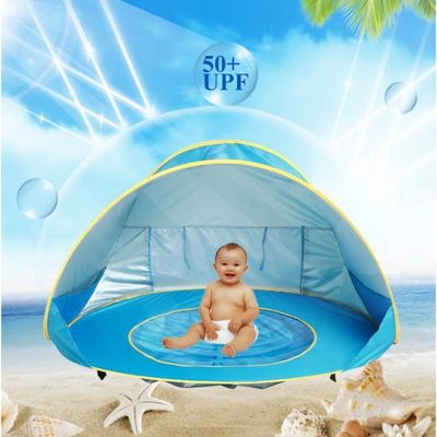 YOOHBERRYS Piscine Bébé 4-en-1 Avec Pare-Soleil UV50+ – Tente De Plage Pop- Up + Moustiquaire – Idéale Jardin & Plage Tente Jeu Bébé Extérieur YOOHBERRYS Piscine Bébé 4-en-1 Avec Pare-Soleil UV50+ – Tente De Plage Pop- Up + Moustiquaire – Idéale Jardin & Plage Tente Jeu Bébé Extérieur