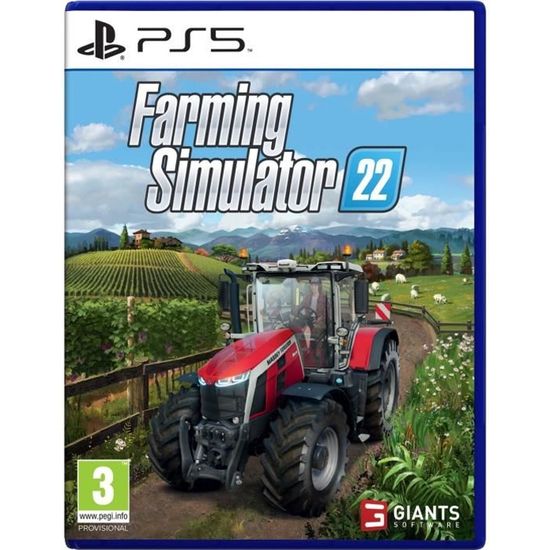 Jeu de Simulation - GIANTS Software GmbH - Farming Simulator 22 - PS5 - Nouvelles cultures et machines