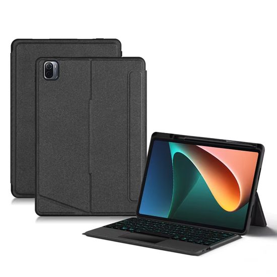 Clavier Détachable Trackpad Clavier étui CACOE Pour Redmi Pad Pro 12.1 / Poco Pad 12.1 - AZERTY Rétroéclairé - Pavé Tactile Clavier Avec Trackpad Multitouch Clavier Détachable Trackpad Clavier étui CACOE Pour Redmi Pad Pro 12.1 / Poco Pad 12.1 - AZERTY Rétroéclairé - Pavé Tactile Clavier Avec Trackpad Multitouch