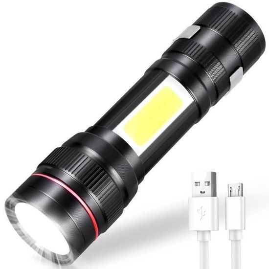 Lampe Torche LED Ultra Puissante,500000 Lumens Lampe De Poche,Torche LED Puissante Rechargeable,Lampe Torche Puissante,XHQ99.2 - Bricolage