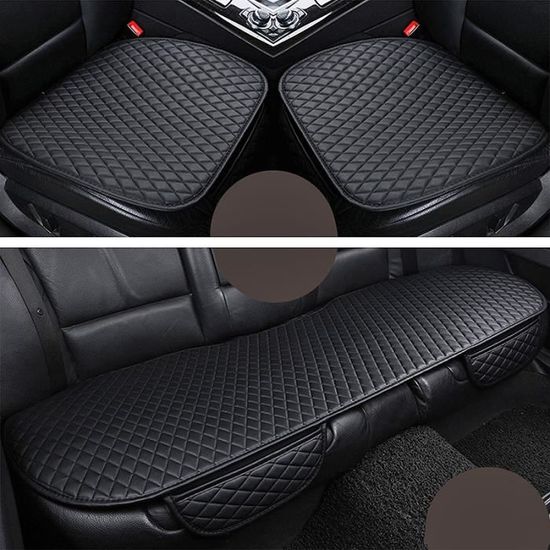 Juste de siège de voiture 3D en cuir PU, tapis de siège avant et arrière,  protection toutes saisons, résistant à l'usure, modèles 3 et Y, 2017-2024 -  AliExpress