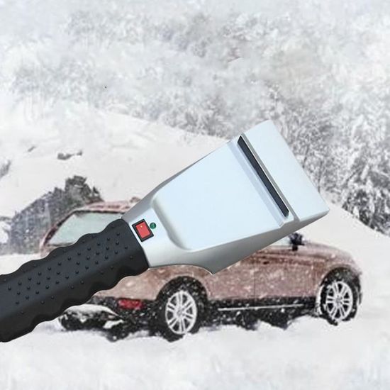 Grattoir à Neige Avec Gant Isolé - Déneigement Voiture Hiver - Rouge, Bleu Ou Noir
