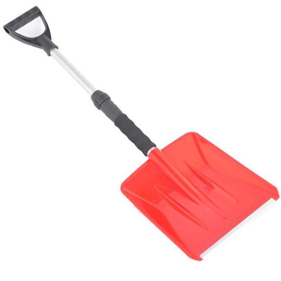 Pelle à Neige Compacte Pliable - Bleu - Aluminium - Longueur Max 40 Pouces - Portable