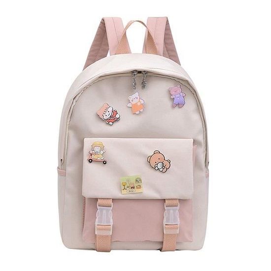 Ita Bag Anime Maomao Kawaii - Sac à Dos à Oreilles De Chat Avec Poche Transparente Pour Badges - Sac école Japonais Y2K Réglable - 21x12x20 Cm