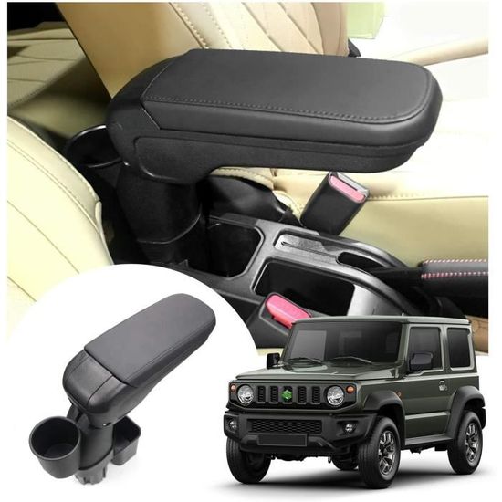Accoudoir Réglable Pour Suzuki Jimny (1998-2018) - Noir, Avec Porte-objet, Neuf