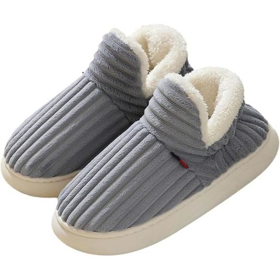 Chaussettes-chaussons En Laine épaisse – Doublure Polaire Arc-en-ciel, Fait Main Népal, Neuf