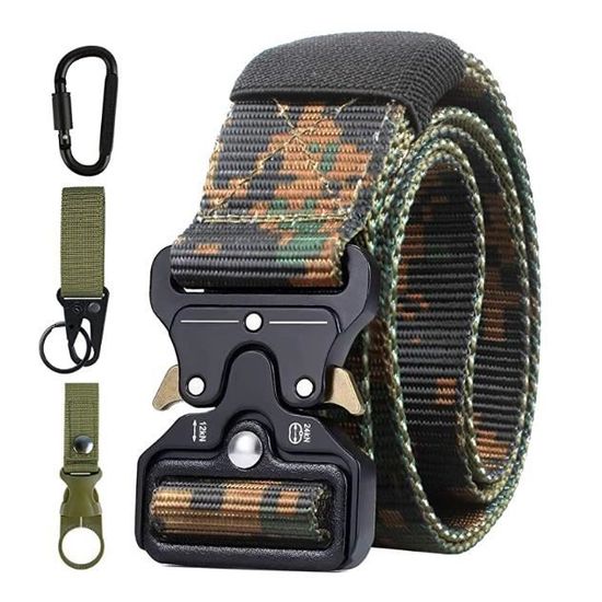 LumiSyne Homme Ceinture Tactique Réglable 1.5 Heavy Duty Belt Ceinture