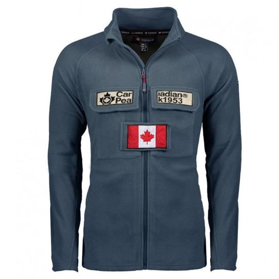 Polaire Pour Homme Canadian Peak Torteakfullzip - Bleu - Sports D'hiver - Manches Longues