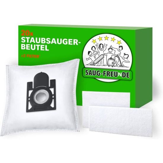 Compatible A2004 A2014 20 Sacs Aspirateur + 2 Filtres Pour Kärcher WD2/MV2 - Alternative 6.959-322.0 Sac Aspirateur Karcher Wd2