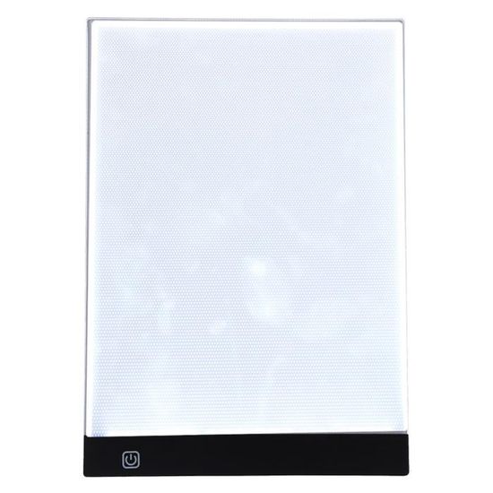Tablette Lumineuse LED A4,Tableau De Copie à LED A4 Super Mince Pour Tableau De Dessin Avec Câble USB Avec Luminosité Réglable