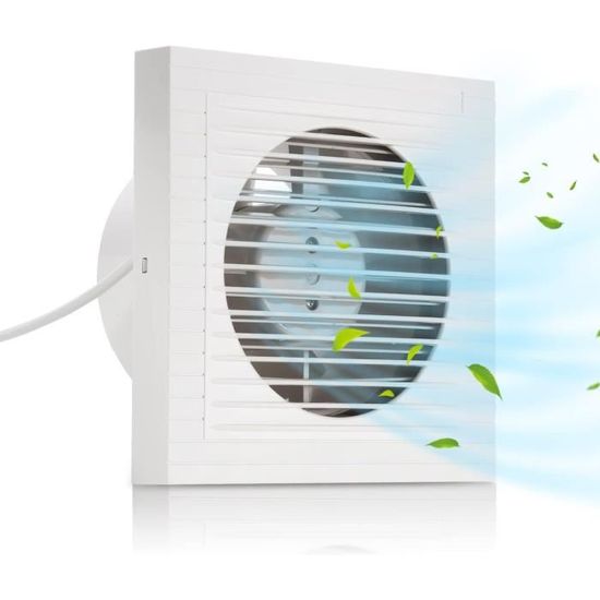 Ventilateur Extracteur Silencieux 12V - 3800 Tr/min - Pour Salle De Bain, Atelier, Serre