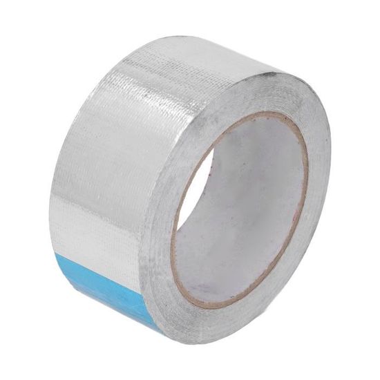 Ruban Adhésif Aluminium Mi Heat - 50mm X 10m - Résiste Jusqu'à 200°C - Neuf
