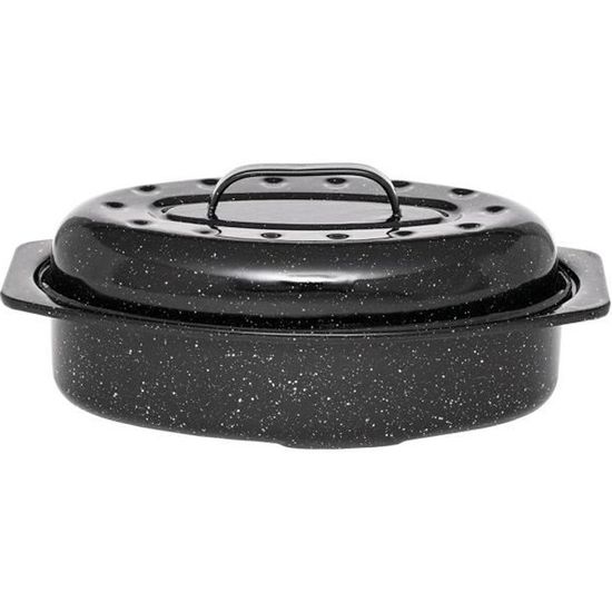 Graniteware - Cocotte Roaster en acier émaillé – Petit format